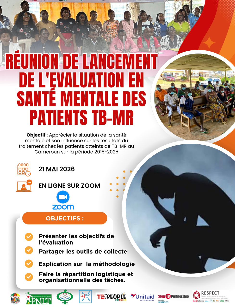 REUNION DE LANCEMENT D’UNE ÉVALUATION INÉDIT SUR LA SANTÉ MENTALE DES PATIENTS TB-MR